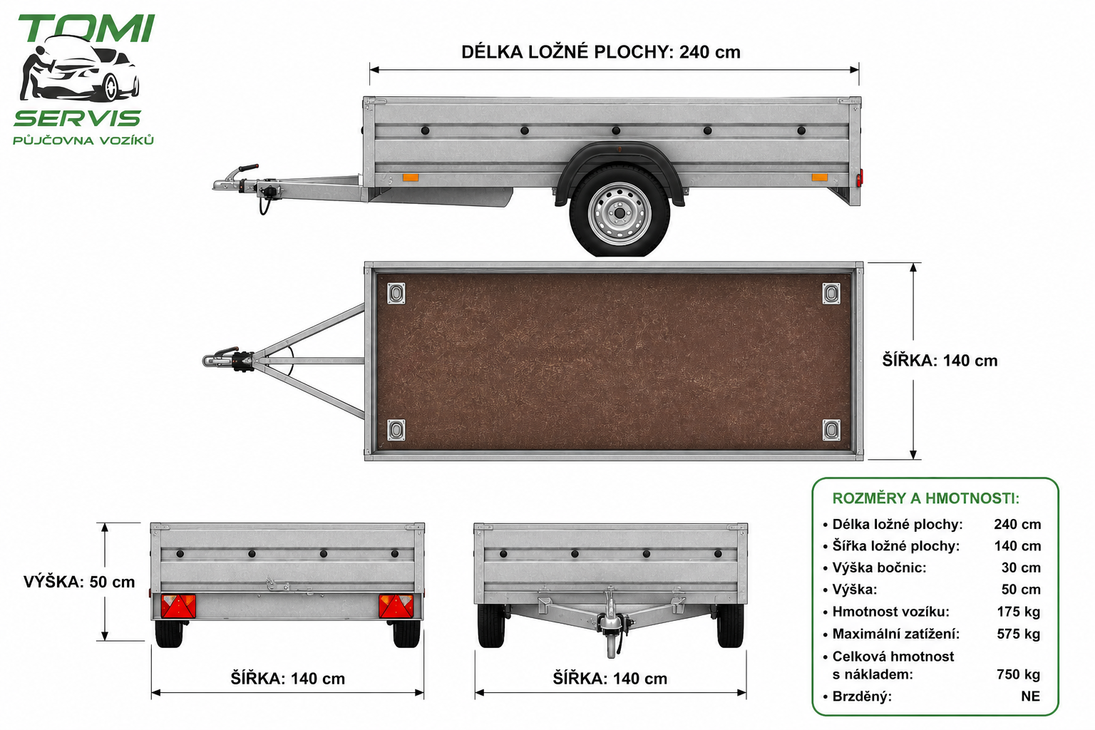 Vozík do 750 kg, skupina B — foto 6